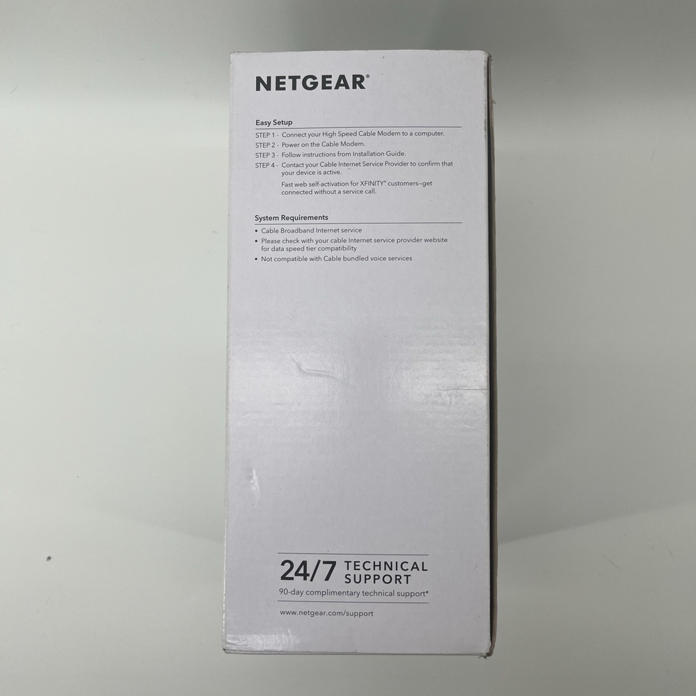NETGEAR CM600 High Speed 24x8 Cable Modem DOCSIS 3.0 - Picture 5 of 6